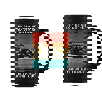 IT'S LIGHTS OUT AND AWAY WE GO Motorsport Racing Phrase Coffee Mug | Mazezy