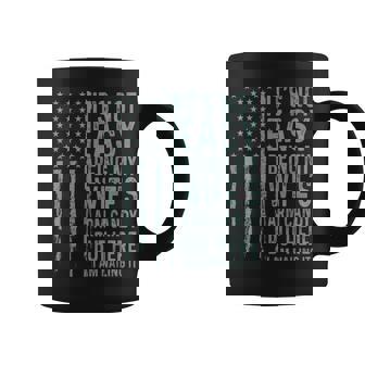 It's Not Easy Being My Wife's Arm Candy Husband Coffee Mug - Seseable