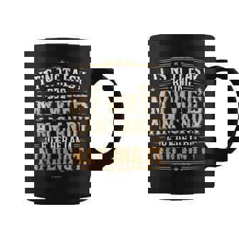 Its Not Easy Being My Wife's Arm Candy Wife Arm Candy Coffee Mug - Thegiftio