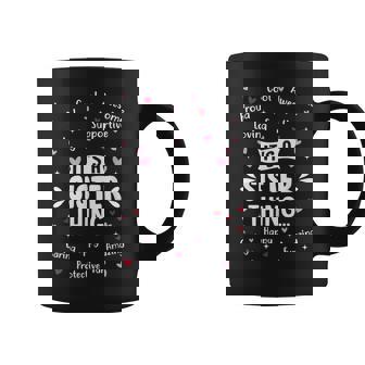 It's A Sister Thing Sayings Cute Sister Coffee Mug | Mazezy