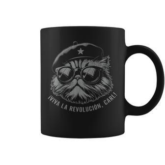 Iviva La Revolution Carl Cat Lover Feline Animal Coffee Mug - Thegiftio UK