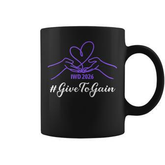 Iwd International Women's Day 2026 Give To Gain Girls Coffee Mug - Thegiftio UK