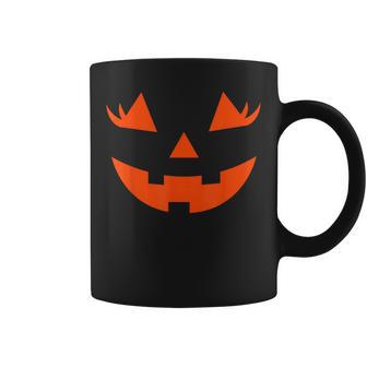 Jack O Lantern Face Girls Pumpkin Halloween Costume Coffee Mug - Thegiftio