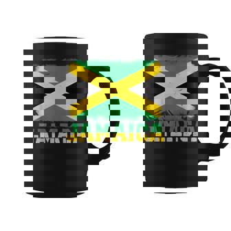 Jamaican Flag Vintage Jamaica Souvenir Love Travel Vacation Coffee Mug | Mazezy