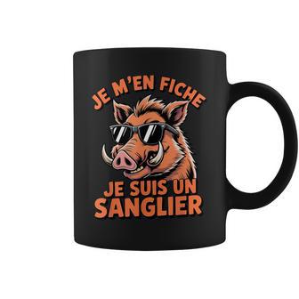 Je M'en Fiche Jeuis Unanglier Humour Amoureux Animaux Tasse - Cadeauxyz