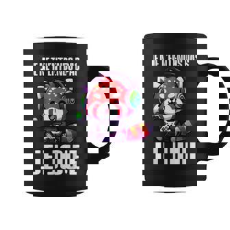 Je Ne T'entends Pas Je Joue Panda Roux Gaming Gamer Gaming Tasse - Cadeauxyz
