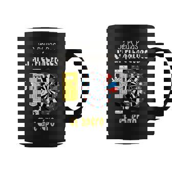 Je Peux Pas J'ai Fléchettes Et Apéro Cadeau Drôle Bière Dart Tasse - Cadeauxyz