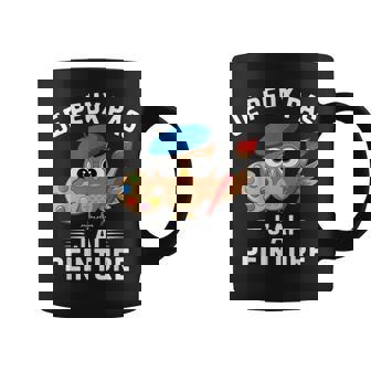 Je Peux Pas J'ai Peinture Chouette Palette Tasse - Cadeauxyz