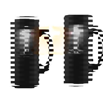 Jesus Christ Faith Cross In The Rock Christian Running Men Coffee Mug | Mazezy