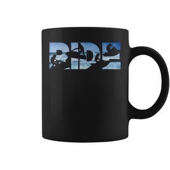 Jet Ski Ride On Jet Ski Racing Rider Water Skier Coffee Mug - Thegiftio UK