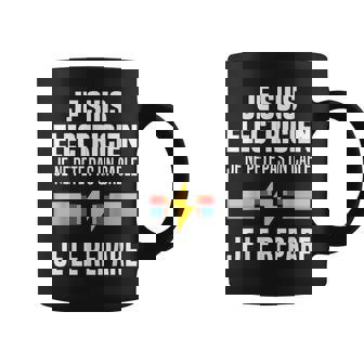Jeuis Un Électricien Je Ne Pète Pas Un Câble Je Le Répare Tasse - Cadeauxyz