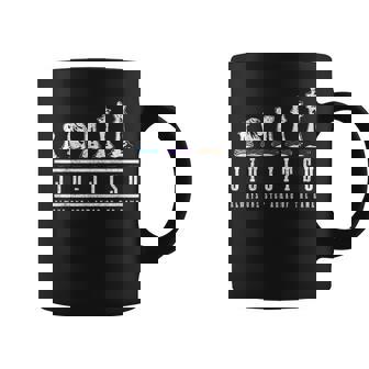 Jiu Jitsu Cinturón Negro De Ajedrez Artes Marciales Mixtas Taza de café - Regaloses