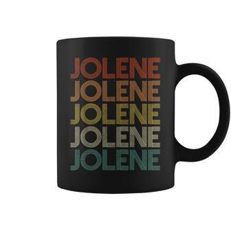 Jolene Vintage Retro Coffee Mug | Mazezy