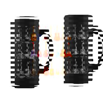 Jolie Chemise En Forme De Guitare Rock N Roll Avec Instruments De Musique Tasse - Cadeauxyz