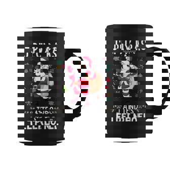 Joyeux Noel 2025 Humour J'peux Pas J'attends Le Père Noël Tasse - Cadeauxyz