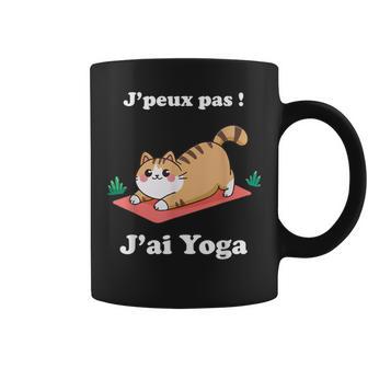 J'peux Pas J'ai Yoga Chat Drôle Humour Et Méditation Tasse - Cadeauxyz