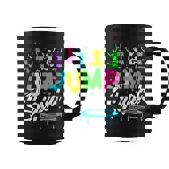 Jump Squad Trampoline Bounce Birthday Party Trampolining Coffee Mug | Mazezy