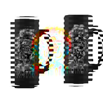 Junenth Black Queen Afro African Melanin Dripping Coffee Mug - Thegiftio