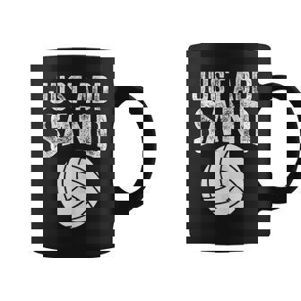 Just Add Sand Volleyball For Men Women Players Tank Top Coffee Mug | Mazezy