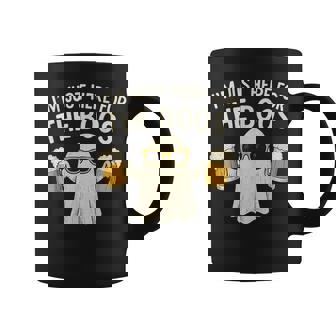 Im Just Here For The Boos Halloween Ghost Coffee Mug | Mazezy