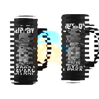 Just A Boy Who Loves Capybaras Coffee Mug - Thegiftio