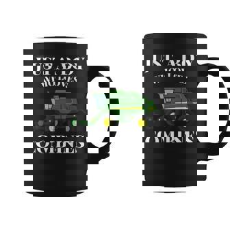 Just A Boy Who Loves Combines Farming Vehicle Lover Coffee Mug - Thegiftio