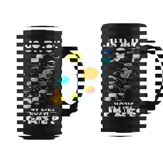 Just A Boy Who Loves Planets Science Space Love Coffee Mug - Seseable