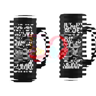 Just A Boy Who Loves Ramen And Gaming Japan Anime Video Game Coffee Mug - Thegiftio
