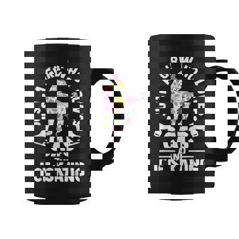 Just a Girl Who Loves Cats And Ice Skating Figure Skating Coffee Mug | Mazezy