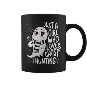 Just A Girl Who Loves Ghost Hunting Ghost Hunter Women Coffee Mug - Thegiftio