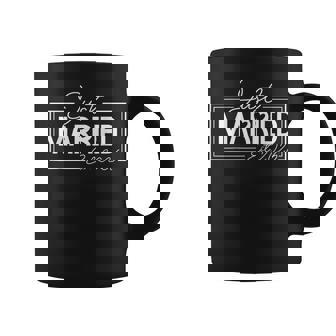 Just Married 2026 Couple Newlywed Bride And Groom Wedding Coffee Mug | Seseable CA