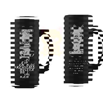 K-Pop French Bulldogs Bubble Tea Ramen Kawaii Dog Owner Coffee Mug | Mazezy