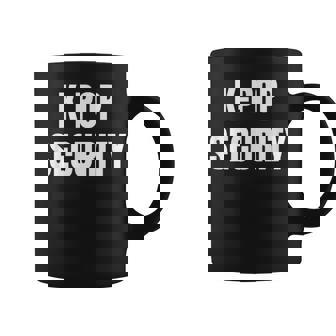 K-Pop Security Mom Dad Halloween Costume Coffee Mug - Thegiftio