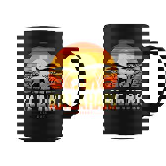 Kalahari Desert Africa Safari Elephant Sunset Coffee Mug | Mazezy