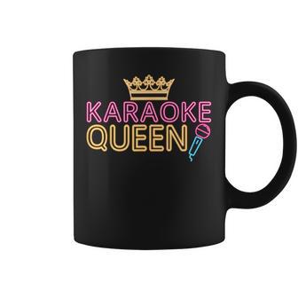 Karaoke Singer 80S Retro Vintage Karaoke Queen Coffee Mug - Thegiftio UK