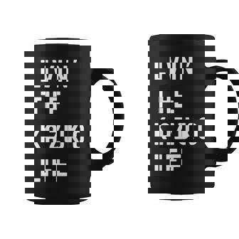 Kazuko の人生を生きている Kazuko 長袖tシャツ コーヒーマグ - Kawaiitshirt