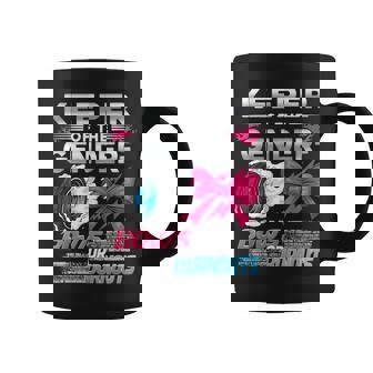 Keeper Of The Gender Burnouts Or Bows Gender Reveal Party Coffee Mug | Seseable UK