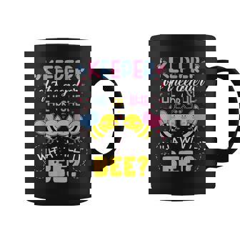 Keeper Of Gender He Or She What Will It Bee Gender Reveal Coffee Mug - Thegiftio