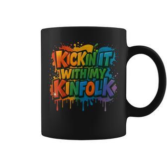 Kickin' It With My Kinfolk Family Reunion Coffee Mug - Thegiftio UK