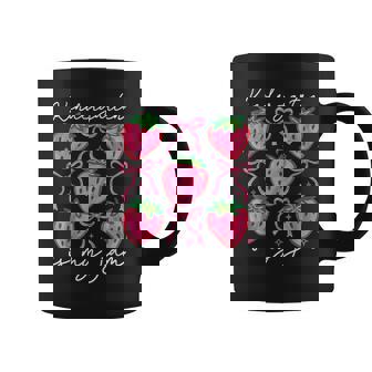Kindergarten Is My Jam Strawberry Kindergarten Teacher Women Coffee Mug | Seseable UK