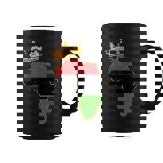 King Africa History Day Pride Melanin Africa Mapa Taza de café - Regaloses