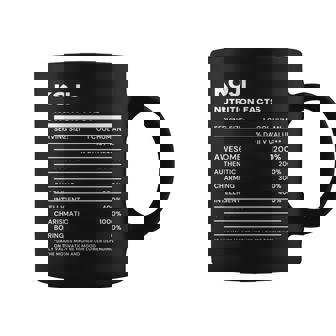 Koji 栄養成分表示 コーヒーマグ - Kawaiitshirt