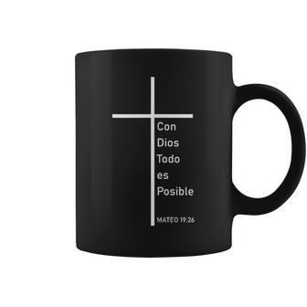 Kreuz Mit Gott Alles Ist Möglich Bibelvers Jesus Tassen - Geschenkecke