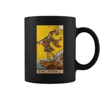 La Carta Del Tarot Loco Major Arcana Card Zero 0 Taza de café - Regaloses