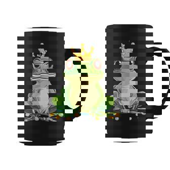 La Royauté Dans L'étang Avec Une Grenouille Et Une Couronne Tasse - Cadeauxyz