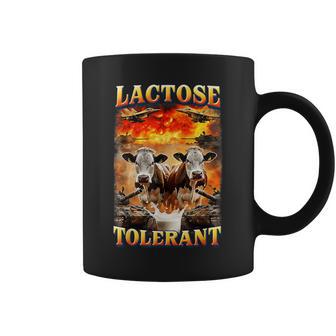 Lactose Tolerant Pro-Dairy Apparel Meme Cow Milk Coffee Mug | Seseable UK