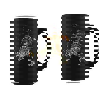 Largemouth Bass Fishing Bigfoot Fisherman Coffee Mug - Thegiftio