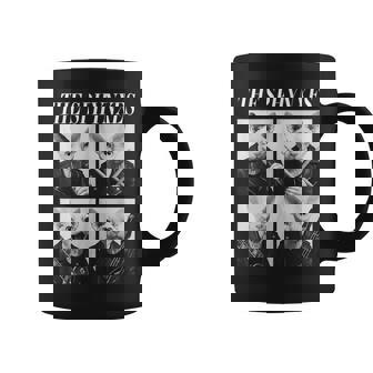 Las Esfinges Gatos Rockeros Animales Música Rock Grupo Punk Taza de café - Regaloses