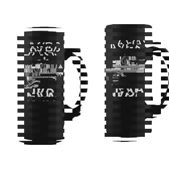 Las Vegas City Skyline Music Nevada Souvenir Las Vegas Coffee Mug | Mazezy