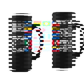 Latin American Flags Hispanic Heritage Month Coffee Mug | Mazezy